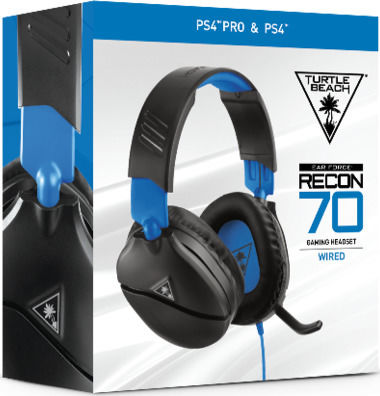Turtle Beach Recon 70 Надушници Геймърски слушалки с връзка 3,5 мм Син