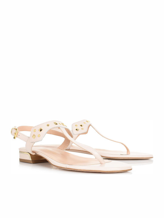 Mourtzi Leather Women's Sandals Pink