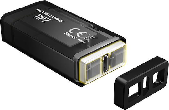 NiteCore Rechargeable Flashlight LED IP67 with Maximum Brightness 720lm TIP2 Embedded Black