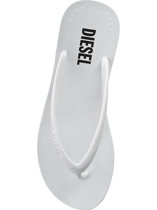 Flip Flops Damă în Culoare Albă