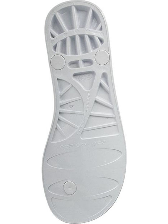 Flip Flops Damă în Culoare Albă