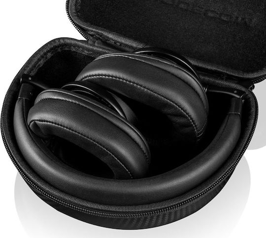 Modecom MC-1001 HF Kabellose Bluetooth Über Ohr Kopfhörer mit 16 Stunden Betriebszeit Schwarz