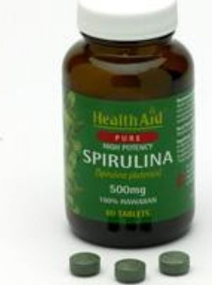 Health Aid Spirulina 500mg 60 ταμπλέτες