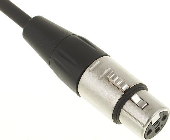 Cordial Kabel XLR-Stecker - XLR-Buchse Schwarz 2.50m CFM 2.5 FM