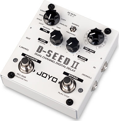 Joyo D-SEED II Dual Channel Digital Πετάλι Effect Delay Ηλεκτρικής Κιθάρας, Ηλεκτρικού Μπάσου και Ηλεκτροακουστικών Οργάνων