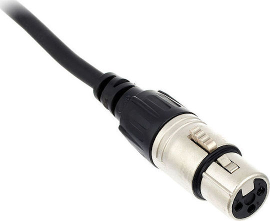 Cordial Cablu XLR de sex feminin - 6,3 mm de sex masculin Negru 5m CCM 5 FP
