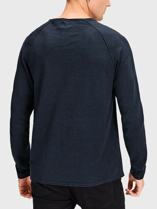 Jack & Jones Men's Long Sleeve Sweater Navy Blue