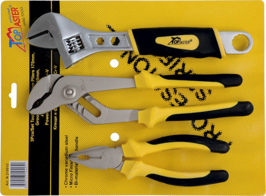 Topmaster Σετ Πένσες Σετ Πένσες Μήκους 180mm 3τμχ