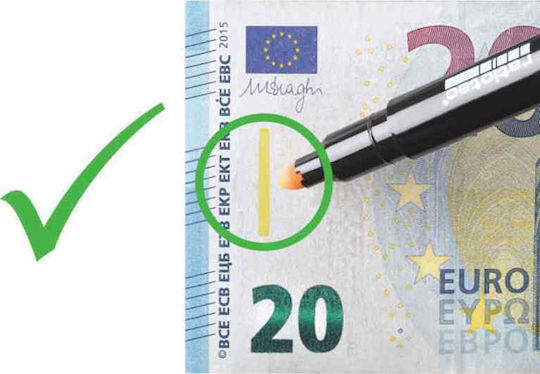 Ratiotec Counterfeit Banknote Detection Pen RP50