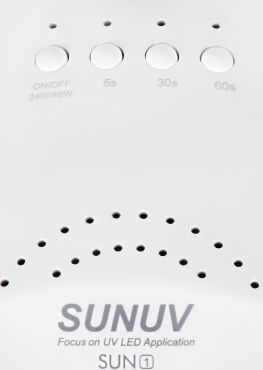 SUN ONE UV Sun1 Nail Polish Curing Lamp UV / LED 48W White