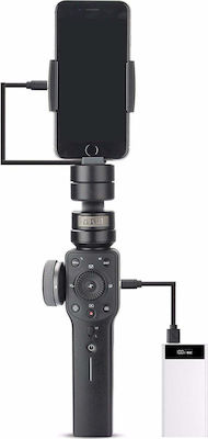 Zhiyun Smooth 4 Gimbal Κινητού με Σταθεροποιητή 3 Αξόνων και 12 ώρες λειτουργίας Μαύρο