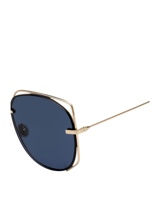 Dior Sunglasses Χρυσά with Metal Frame & Blue Lens Dior Sunglasses Χρυσά with Metal Frame & Blue Lens