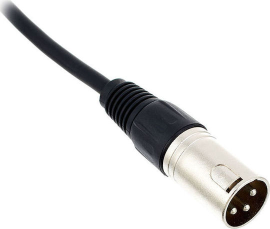 The Sssnake Kabel XLR-Stecker - 6,3mm Stecker Schwarz 1.50m (MXP1015)