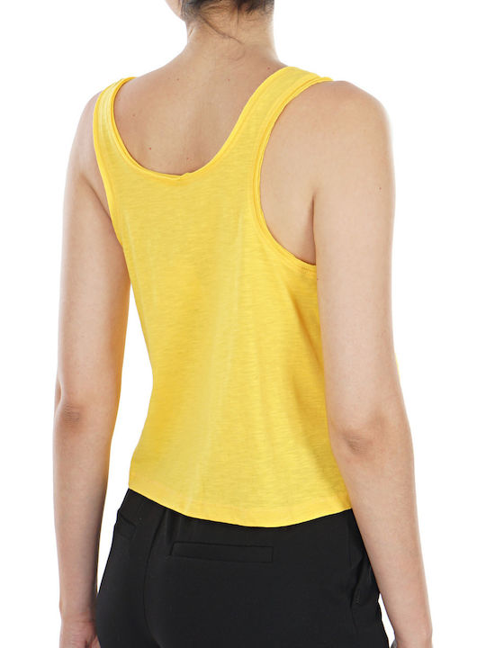 Only Summer Women's Blouse Sleeveless Yellow