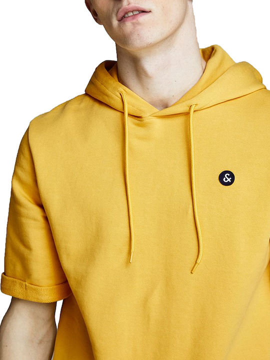 Jack & Jones Men's Sweatshirt with Hood Yellow