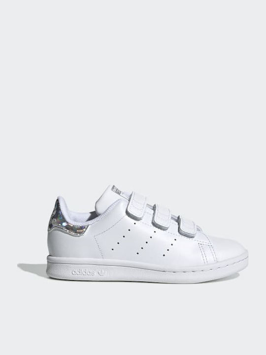 Stan Smith STAN SMITH CF C Kinder Sneakers mit Klettverschluss Cloud White / Core Black