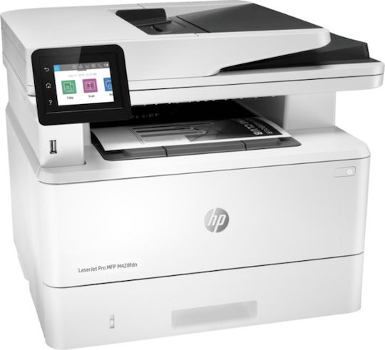 HP LaserJet Pro M428fdn Black and White All In One Printer with Mobile Printing