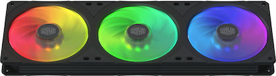 CoolerMaster Masterfan SF360R ARGB Case Fan 120mm (1800rpm / 43cfm) με Σύνδεση 4-Pin PWM 3τμχ