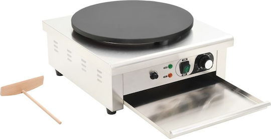 vidaXL Professional Electric Crepe Maker 3kW with Ø40cm Hotplate
