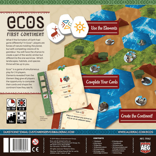 Επιτραπέζιο Παιχνίδι Ecos: The First Continent για 2-6 Παίκτες 14+ Ετών (EN) Alderac
