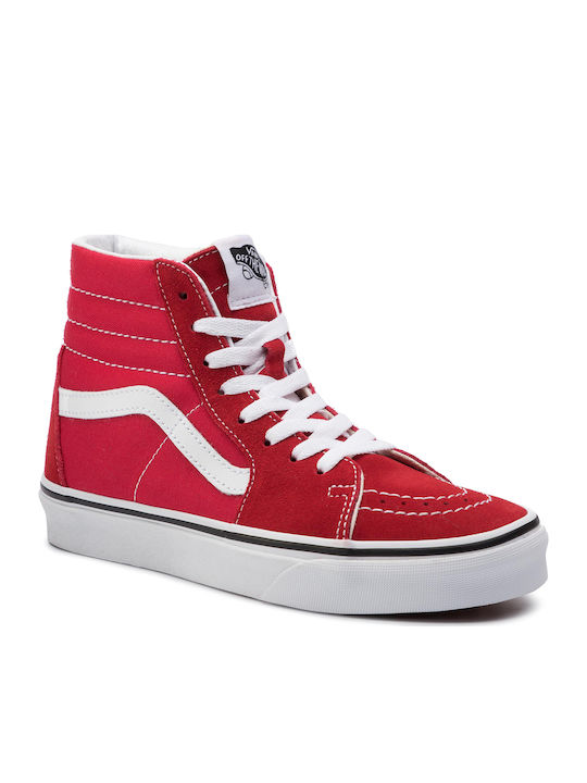 Sk8-Hi Женски Ботуши Червен