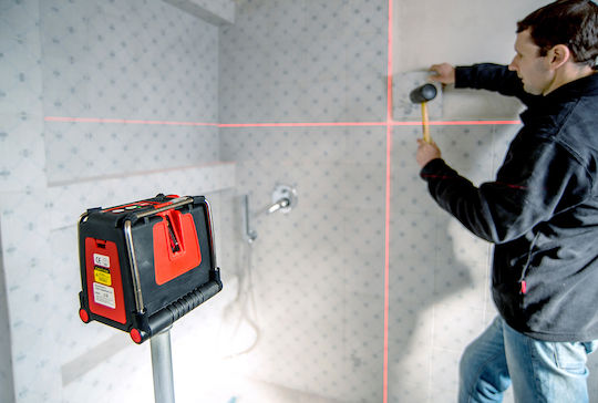 Kapro 873 Prolaser Αυτορυθμιζόμενο Γραμμικό Αλφάδι Laser Κόκκινης Δέσμης με Εύρος Εργασίας 30m