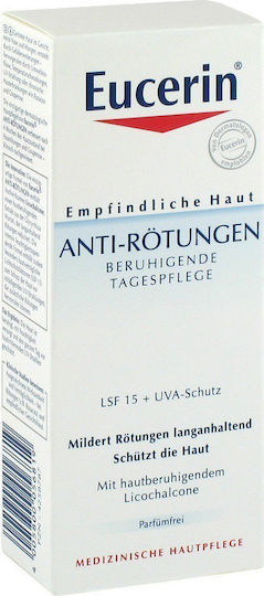 Eucerin Anti Redness Влагащ Крем За Лице За Дневна Използване С SPF15 Срещу Зачервяване 50мл
