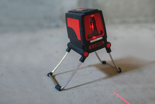 Kapro 872 Prolaser Plus Red Selbstnivellierend Linear Laser-Wasserwaage Roter Strahl mit Arbeitsbereich 30m