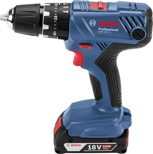 Bosch GSB 18V-21 Percussive Drill Driver Battery 18V 2x2Ah