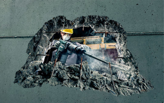 Metabo KHEV 8-45 BL Κρουστικό Σκαπτικό Πιστολέτο Ρεύματος 1500W με Υποδοχή SDS Max 600766500