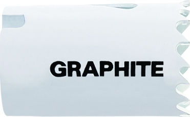 Graphite Ποτηροκορώνα Ποτηροκορώνα 51x38mm με Διάμετρο από 38mm έως 51mm για Μέταλλο και Πλαστικό