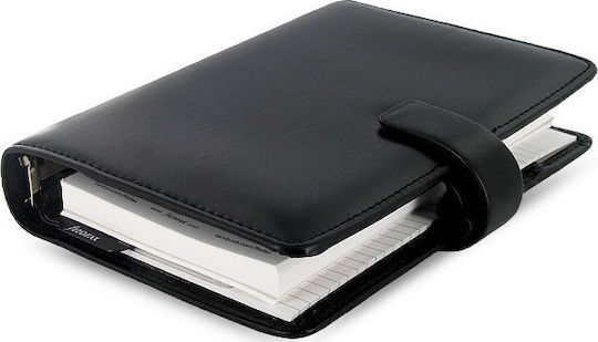 Filofax Εβδομαδιαίο Organizer Metropol Personal Μαύρο Δερμάτινο 13.5x18.7εκ.