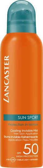 Lancaster Sun Sport Αδιάβροχο Αντηλιακό Mist Σώματος SPF50 200ml