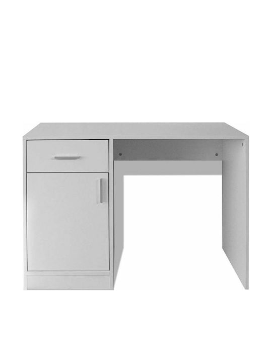 Schreibtisch Holz Weiß 100x40x73cm