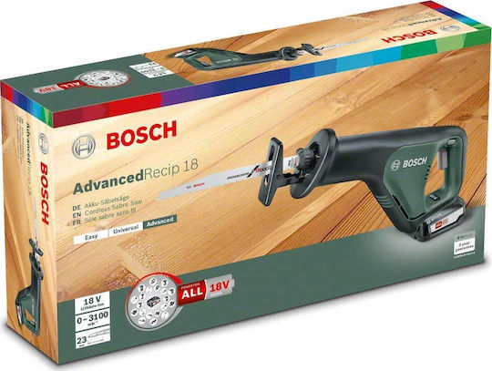 Bosch AdvancedRecip Реципрочен трион 1x2.5Ах