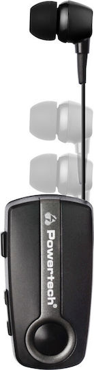 Powertech Klipp In-Ear Bluetooth-Freisprecheinrichtung Kopfhörer Revers Gray