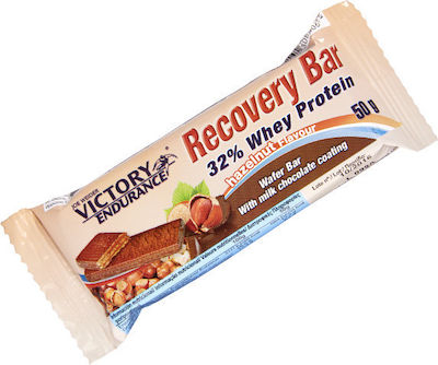 Weider Victory Endurance Recovery Riegel mit 32% Protein & Geschmack Haselnuss 12x50gr