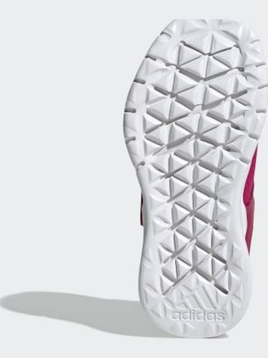 Rapidaflex Kids Sports Shoes Running with Hoop & Loop Closure Real Magenta / Collegiate Burgundy