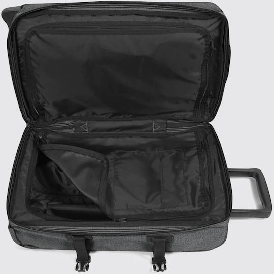 Eastpak Tranverz S Σακ Βουαγιάζ Πλάτης 42lt Μαύρο με Ρόδες Υφασμάτινο Μ51xΠ23xΥ32εκ.