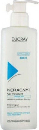 Ducray Keracnyl Gel Cleansing Face for Acne-Prone Skin 400ml