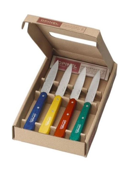 Opinel N° 112 Classic Set Cuțite din Oțel Inoxidabil 10cm 001233 4buc