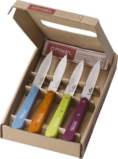 Opinel N° 112 Sweet-Pop Knives General Use from Stainless Steel 4pcs