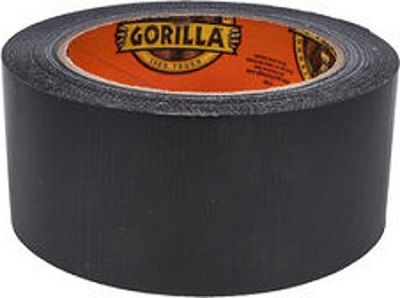 Gorilla Self-Adhesive Fabric Tape Black 48mmx11m 1pcs