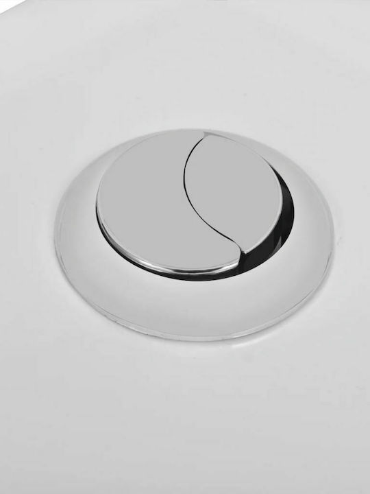 vidaXL Floor-Standing Toilet with Flush White