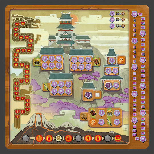 Brettspiel Fuji Koro für 6 Spieler 12+ Jahre (EN) Game Brewer