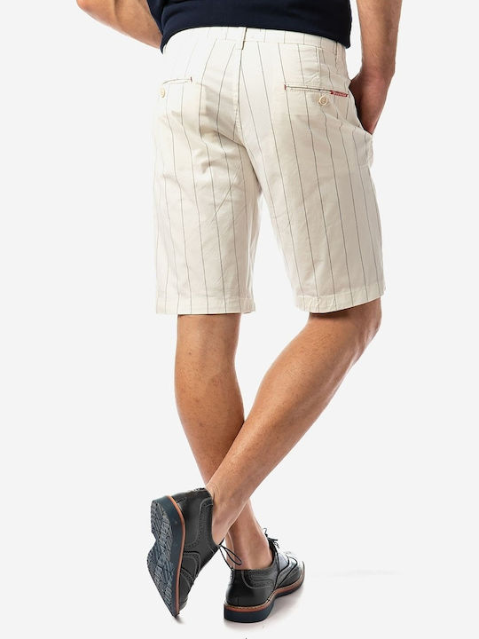 Ανδρικές Βερμούδες Brokers | Chinos | Mens Shorts Ecru 1901555124-003