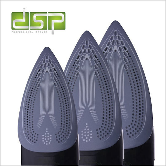 DSP KD-1004 Σίδερο Ατμού 2000W με Κεραμική Πλάκα και Συνεχόμενη Παροχή Ατμού 20gr/min