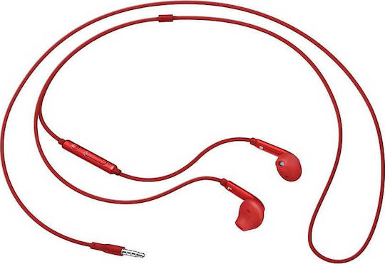 Samsung EG920 Earbuds Handsfree with 3.5mm Connector Red