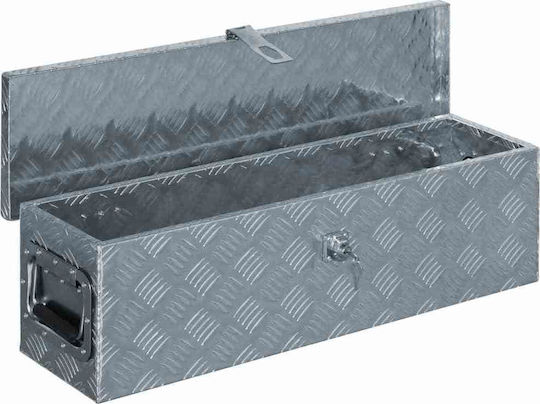 vidaXL Tool Storage Aluminum Box W80.5xD22xH22cm 142937