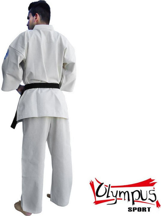 Olympus Sport Traditional Karate Uniform Student 11oz Uniform Karate Weiß